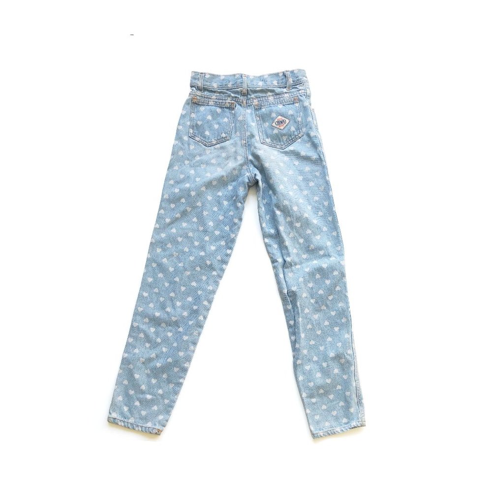 90'S VINTAGE KIDS HEART JEANS BY ZENA BASIC